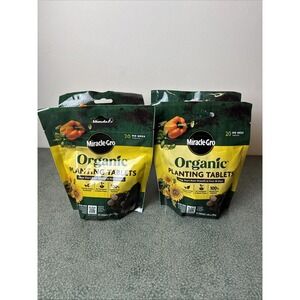 Miracle-Gro Organic Tablet Fertilizer 5.64oz ( 4 Packs Of 20 Tablets)‎